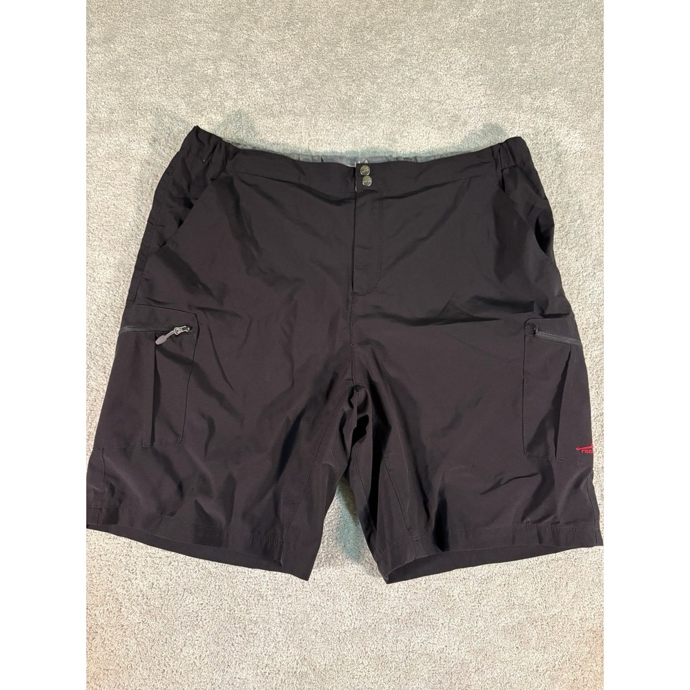 Men's Reel Life XL Board Shorts – Black Quick-Dry Swim Trunks w/ Liner & Zip